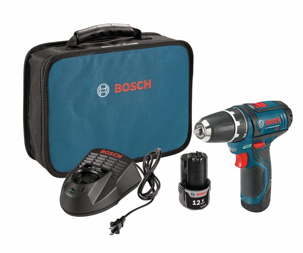 BOSCH PS31-2A 12V Max 3/8 Inch Drill/Driver Kit